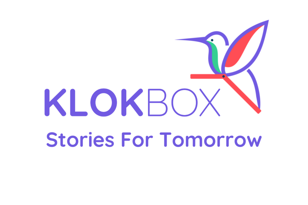 Klokbox logo + tag line