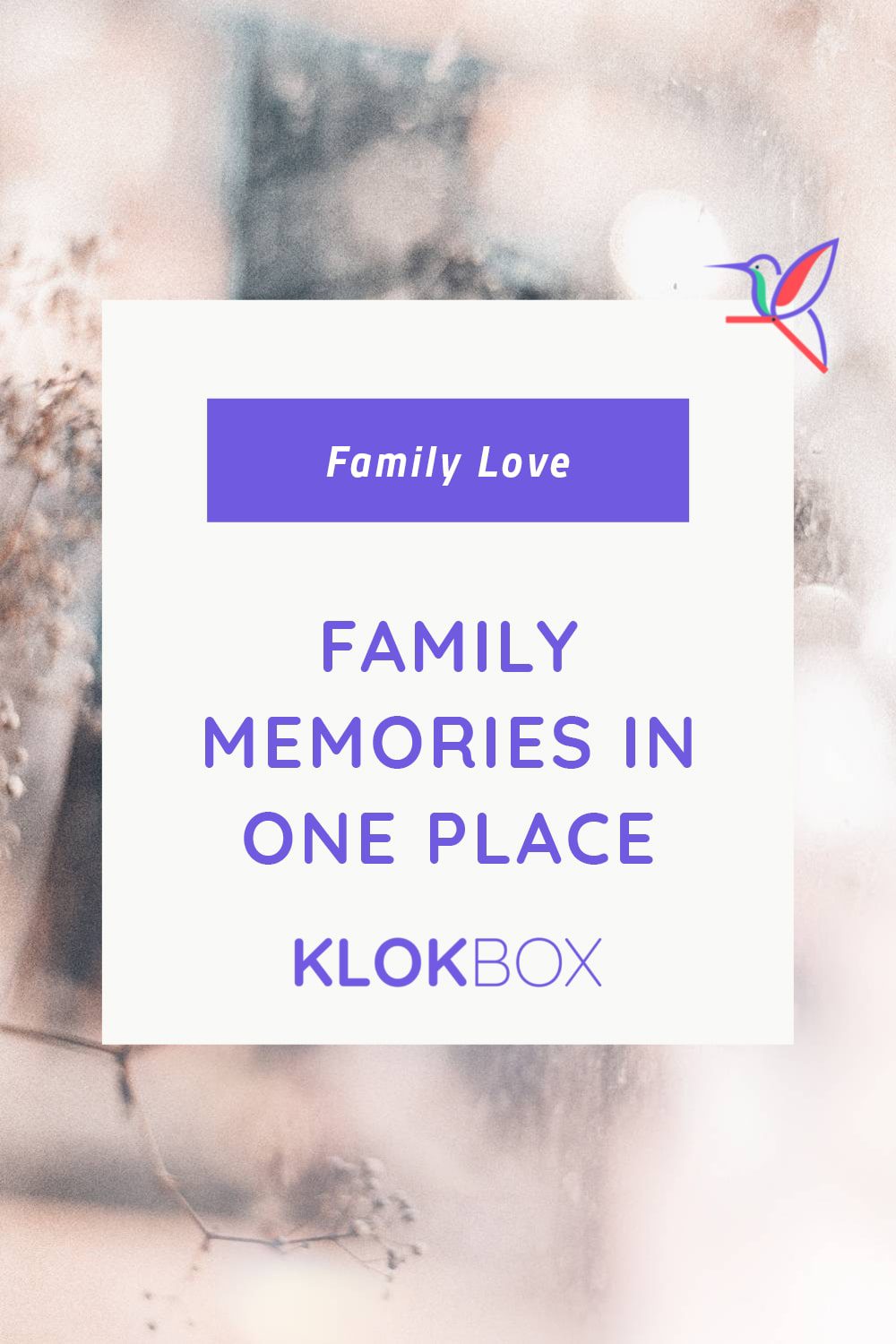 Family Memories In One Place. Digital Memory Box - Safely Store & Share Your Love