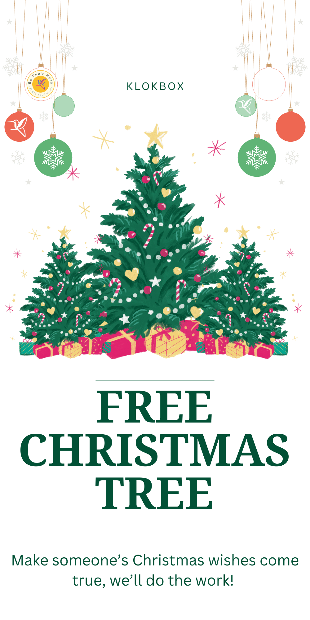 You Can Make a Difference; Nominate Someone For A Free Christmas Tree!