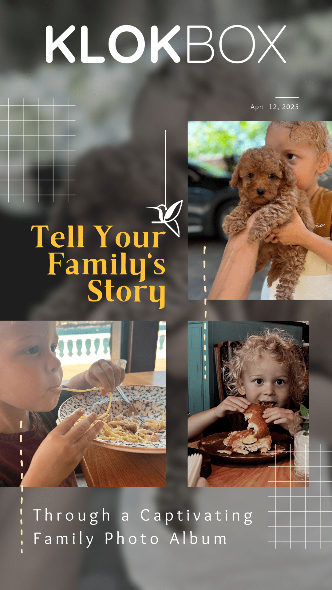 Tell Your Family's Story Through a Captivating Family Photo Album on Klokbox