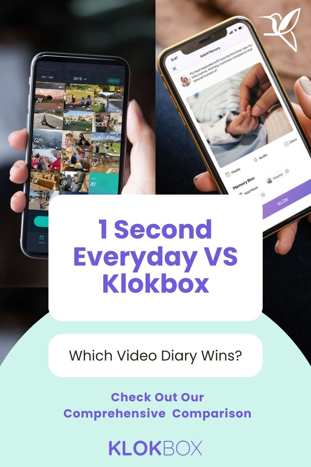 1 Second Everyday VS Klokbox. Which Video Diary Wins