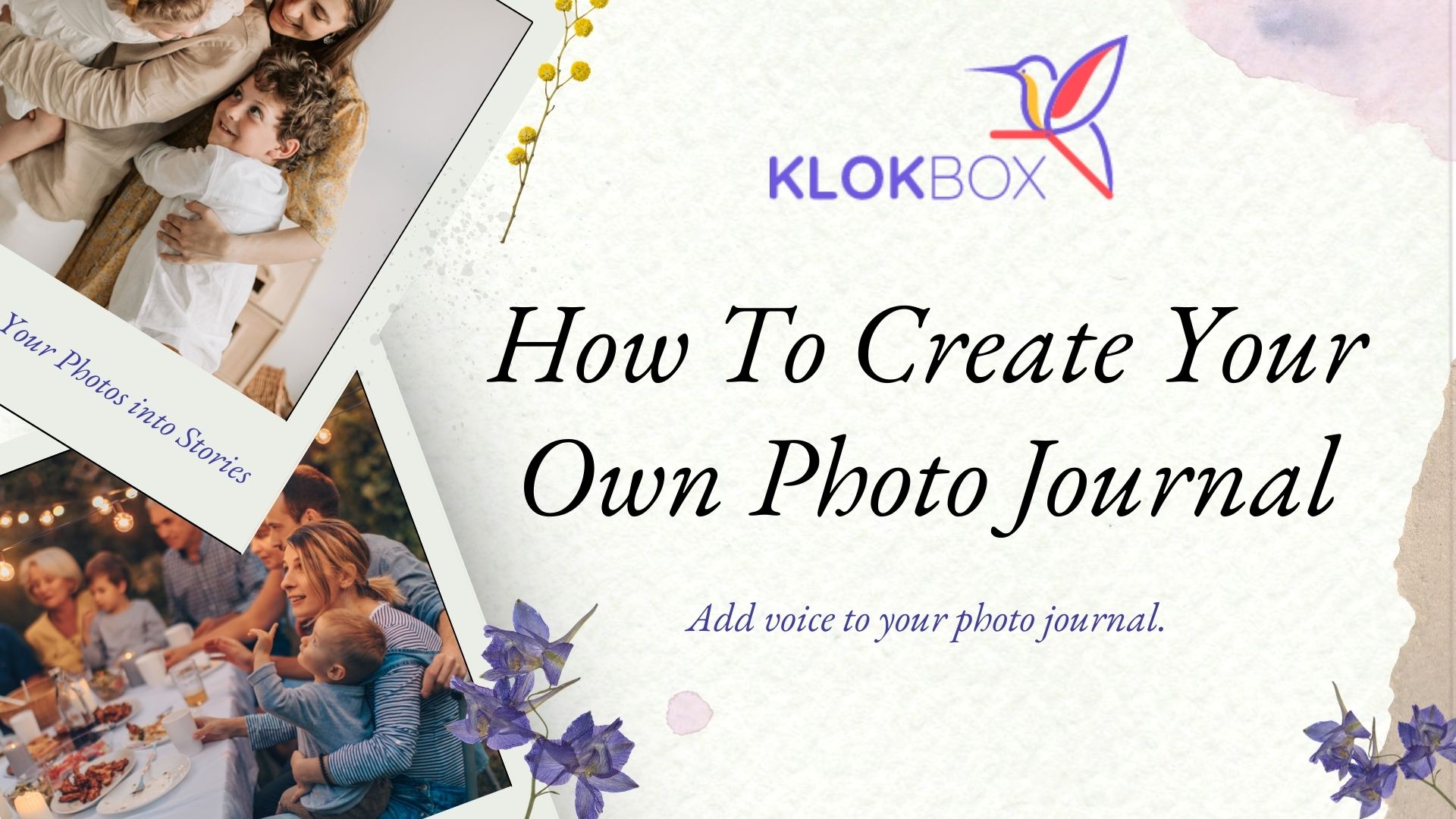Classification Photojournal How To Create Your Own Photo Journal - Klokbox