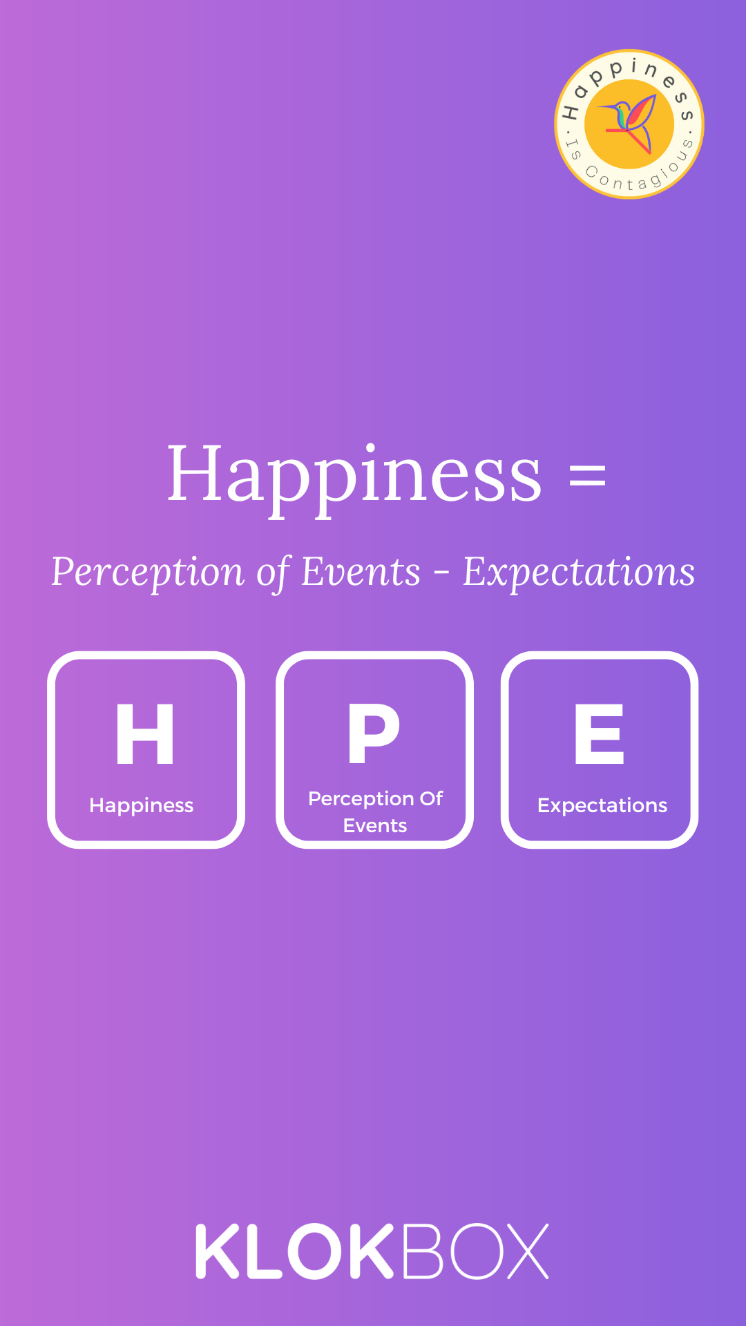 Happiness Formula - Can We Always Be Happy