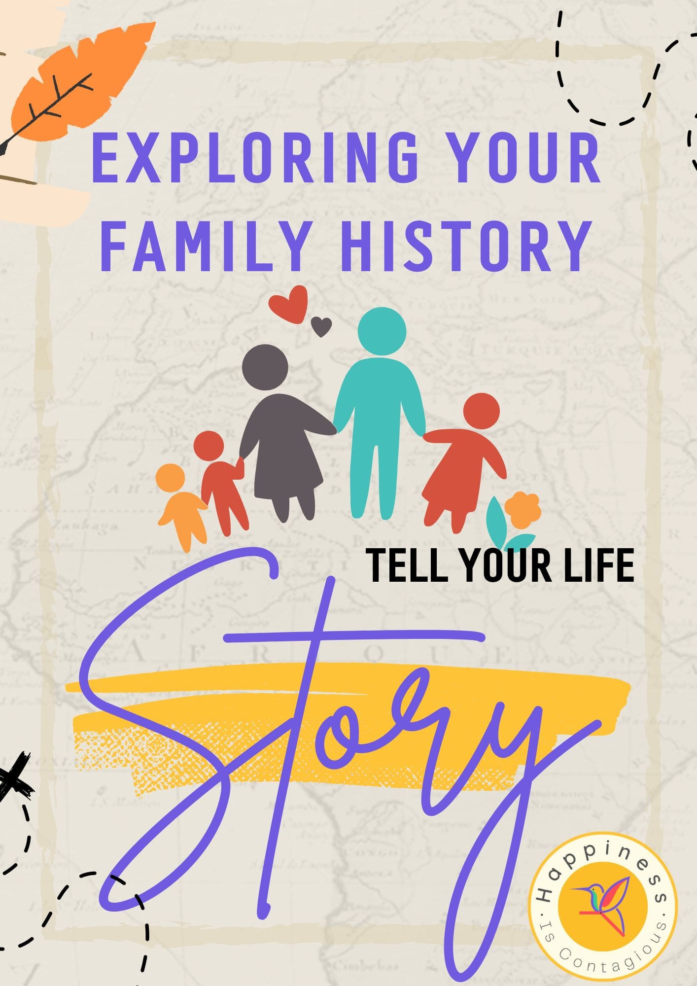 Exploring Your Family History: Tell Your Life Story." It invites readers to explore their family history using Klokbox, encouraging them to record and trace their family’s ancestry. The text emphasizes the importance of preserving memories for future generations, highlighting the ease of using Klokbox to document a life story. The background may include subtle visuals representing family, heritage, or historical records, enhancing the message of connecting with and preserving personal and family history. The call to action encourages viewers to start recording their life stories today.